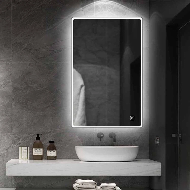 Silver Wall Glass Led Mirror Silver Wall Glass Led Mirror